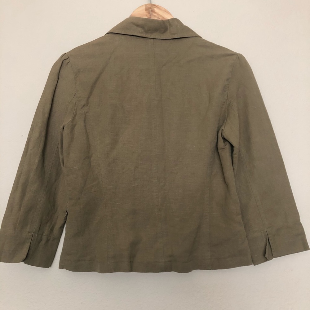 Halogen Linen blend jacket blazer - Picture 5 of 10